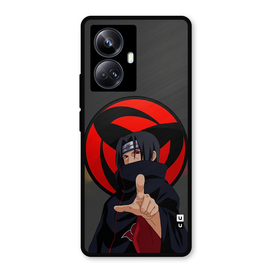Itachi Uchiha With sharingan Metal Back Case for Realme 10 Pro Plus
