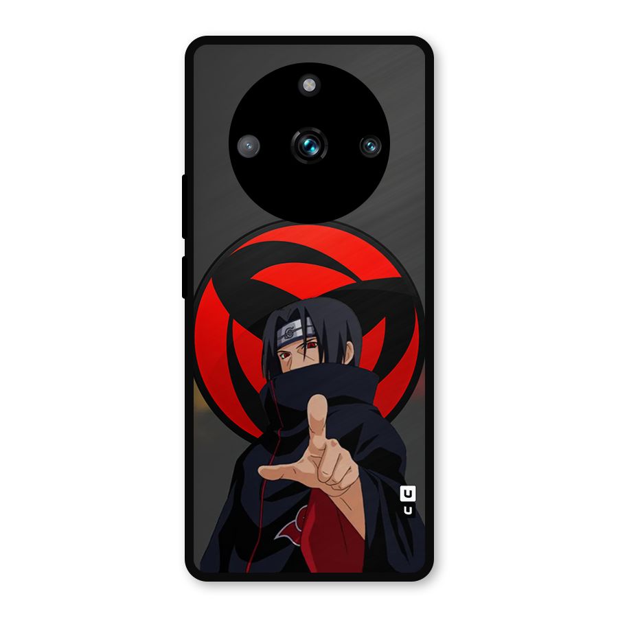 Itachi Uchiha With sharingan Metal Back Case for Realme 11 Pro