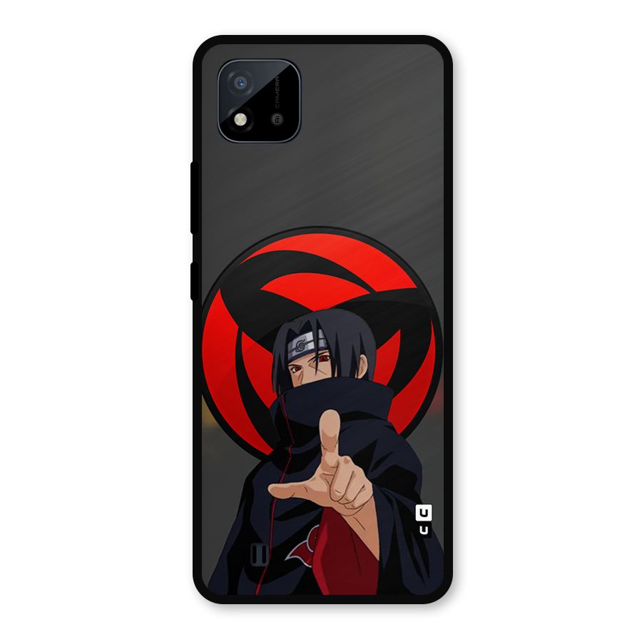 Itachi Uchiha With sharingan Metal Back Case for Realme C11 2021