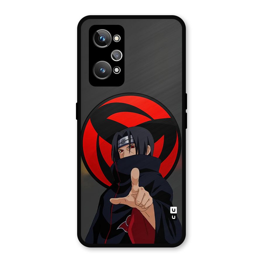 Itachi Uchiha With sharingan Metal Back Case for Realme GT Neo2