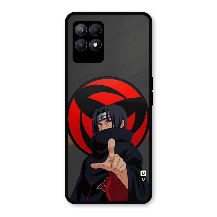 Itachi Uchiha With sharingan Metal Back Case for Realme Narzo 50