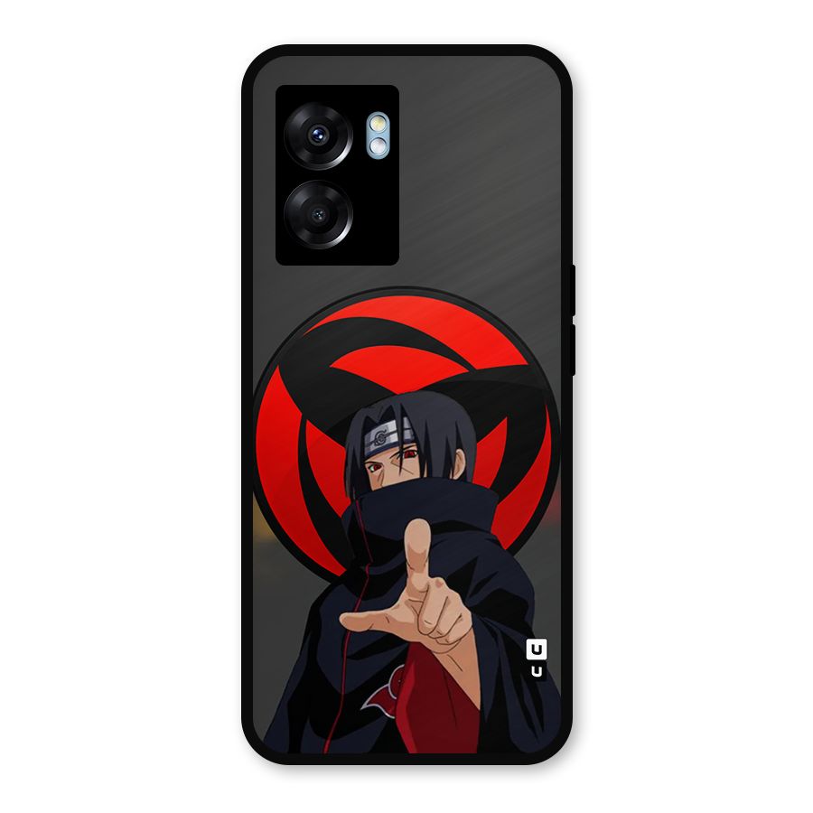 Itachi Uchiha With sharingan Metal Back Case for Realme Narzo 50 5G