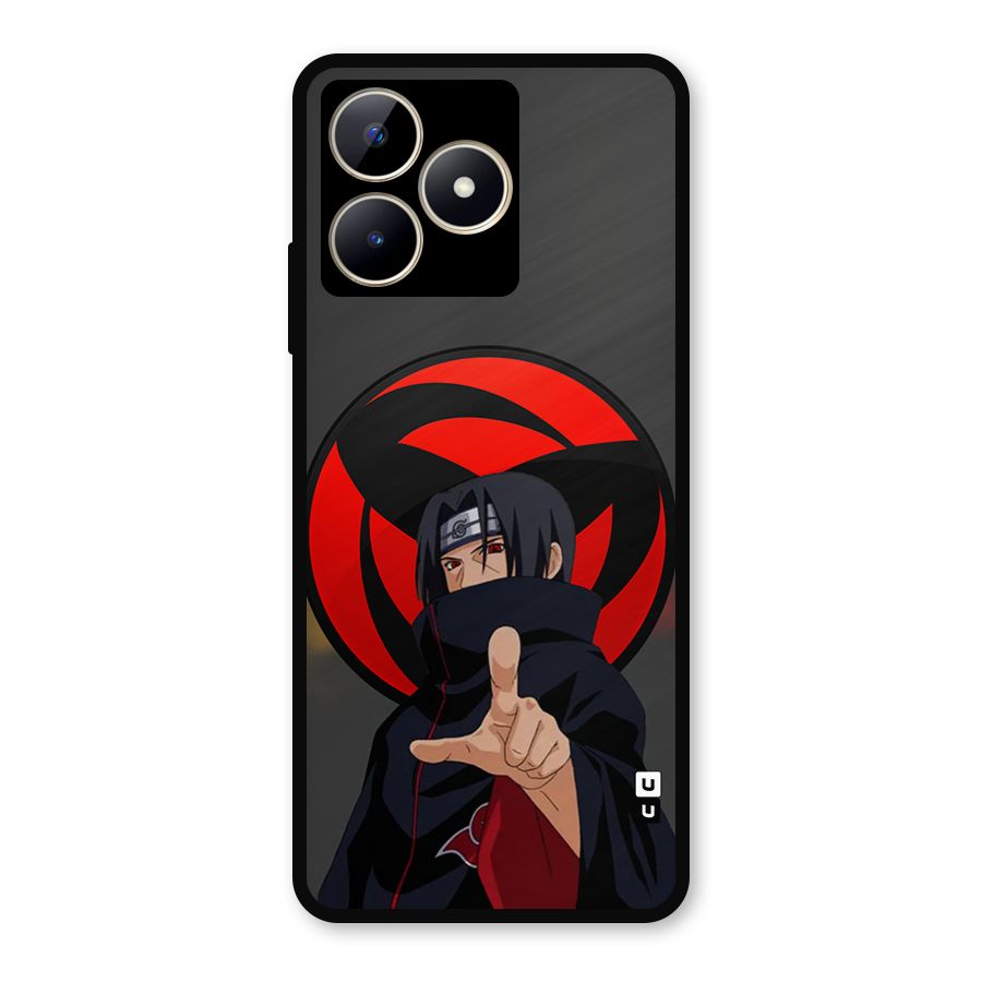 Itachi Uchiha With sharingan Metal Back Case for Realme Narzo N53
