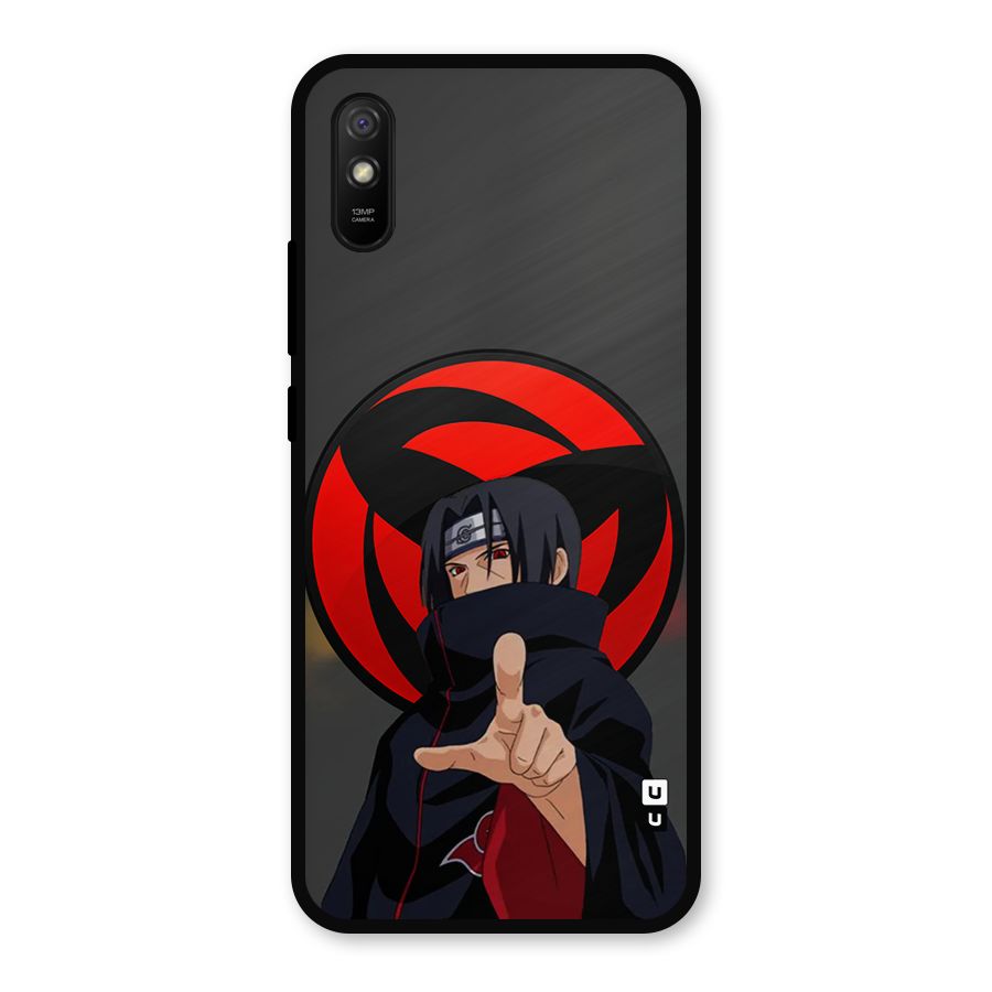 Itachi Uchiha With sharingan Metal Back Case for Redmi 9i