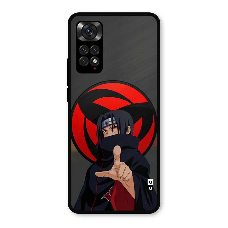 Itachi Uchiha With sharingan Metal Back Case for Redmi Note 11