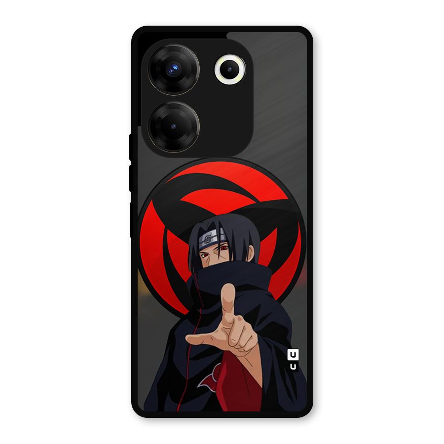 Itachi Uchiha With sharingan Metal Back Case for Tecno Camon 20