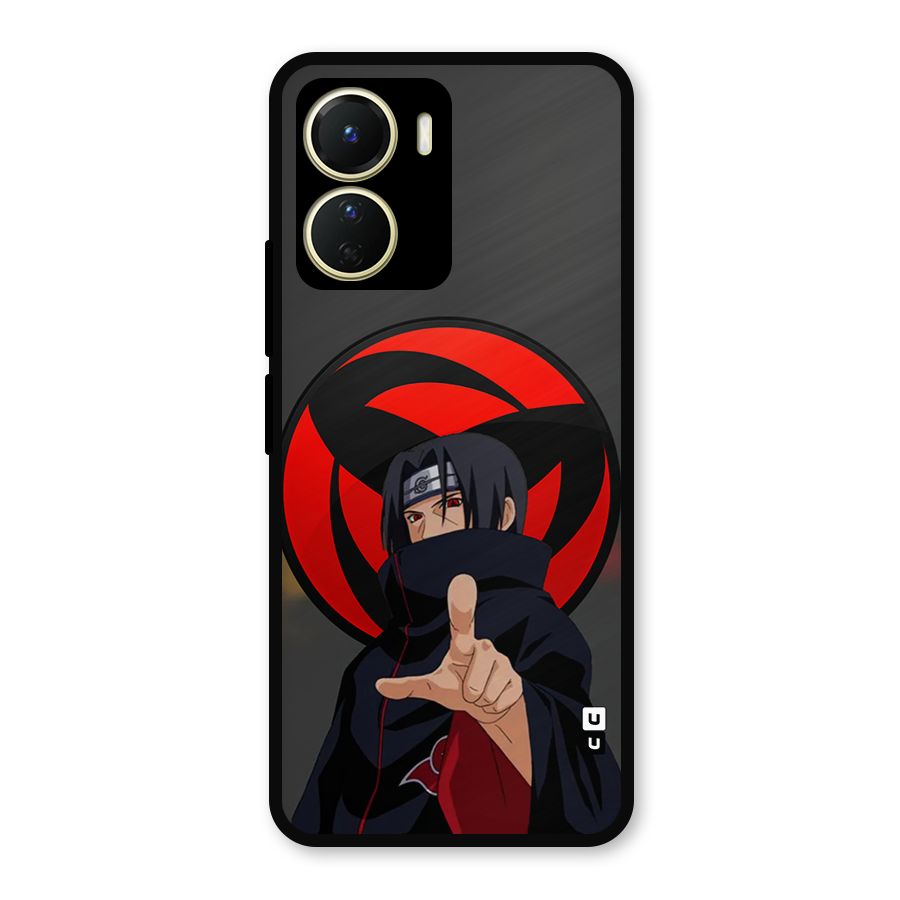 Itachi Uchiha With sharingan Metal Back Case for Vivo T2x