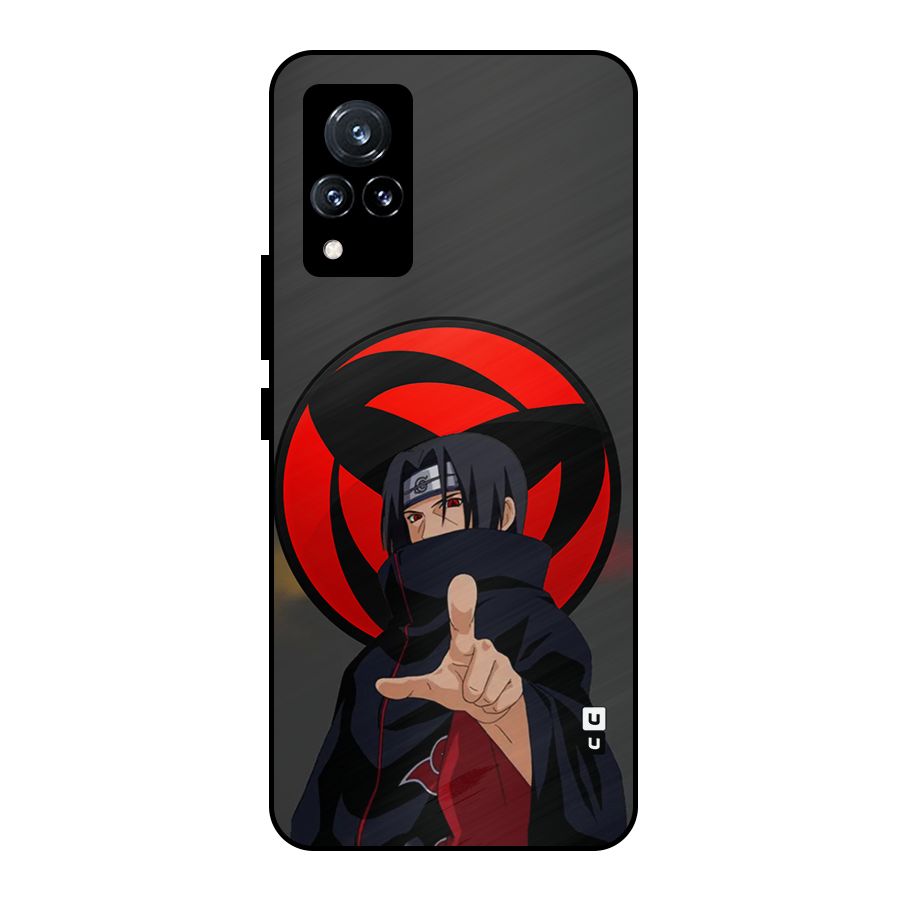 Itachi Uchiha With sharingan Metal Back Case for Vivo V21 5G