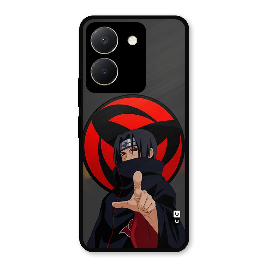 Itachi Uchiha With sharingan Metal Back Case for Vivo Y36