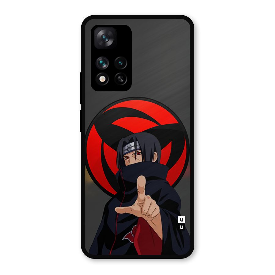 Itachi Uchiha With sharingan Metal Back Case for Xiaomi 11i Hypercharge 5G