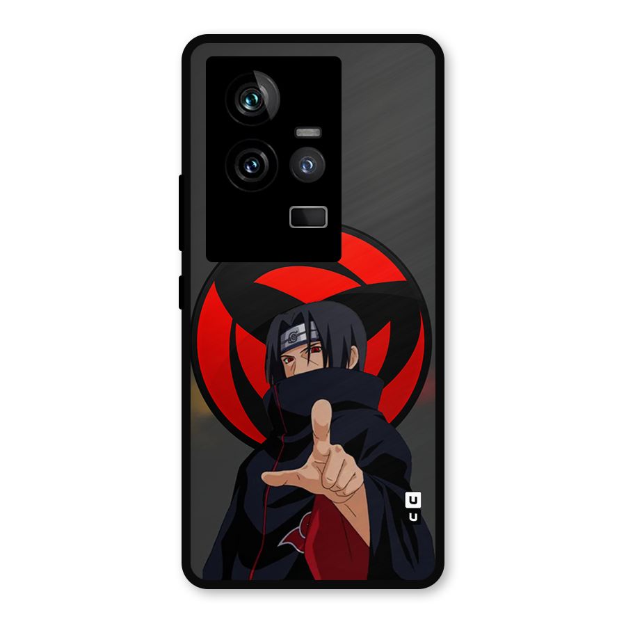 Itachi Uchiha With sharingan Metal Back Case for iQOO 11 5G