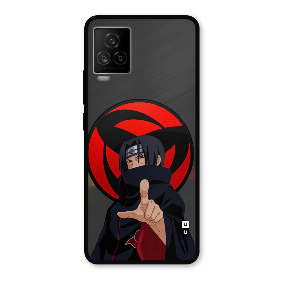 Itachi Uchiha With sharingan Metal Back Case for iQOO 7 Legend 5G