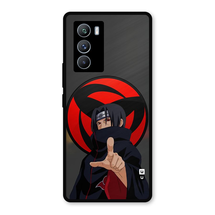 Itachi Uchiha With sharingan Metal Back Case for iQOO 9 SE