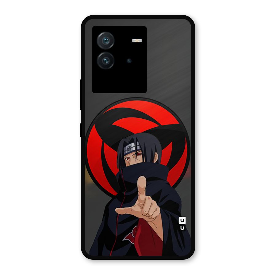 Itachi Uchiha With sharingan Metal Back Case for iQOO Neo 6 5G