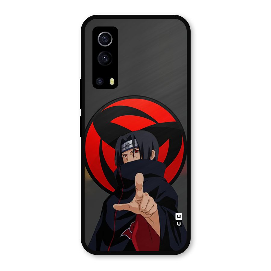 Itachi Uchiha With sharingan Metal Back Case for iQOO Z3