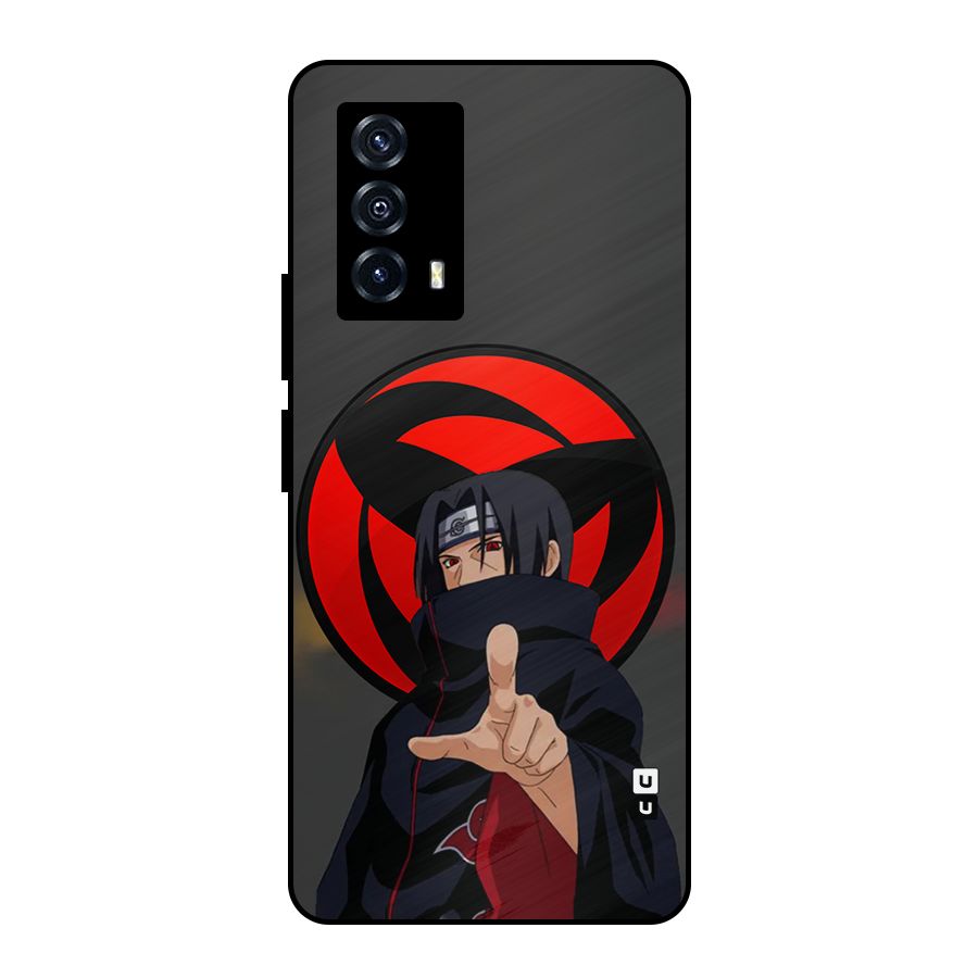 Itachi Uchiha With sharingan Metal Back Case for iQOO Z5