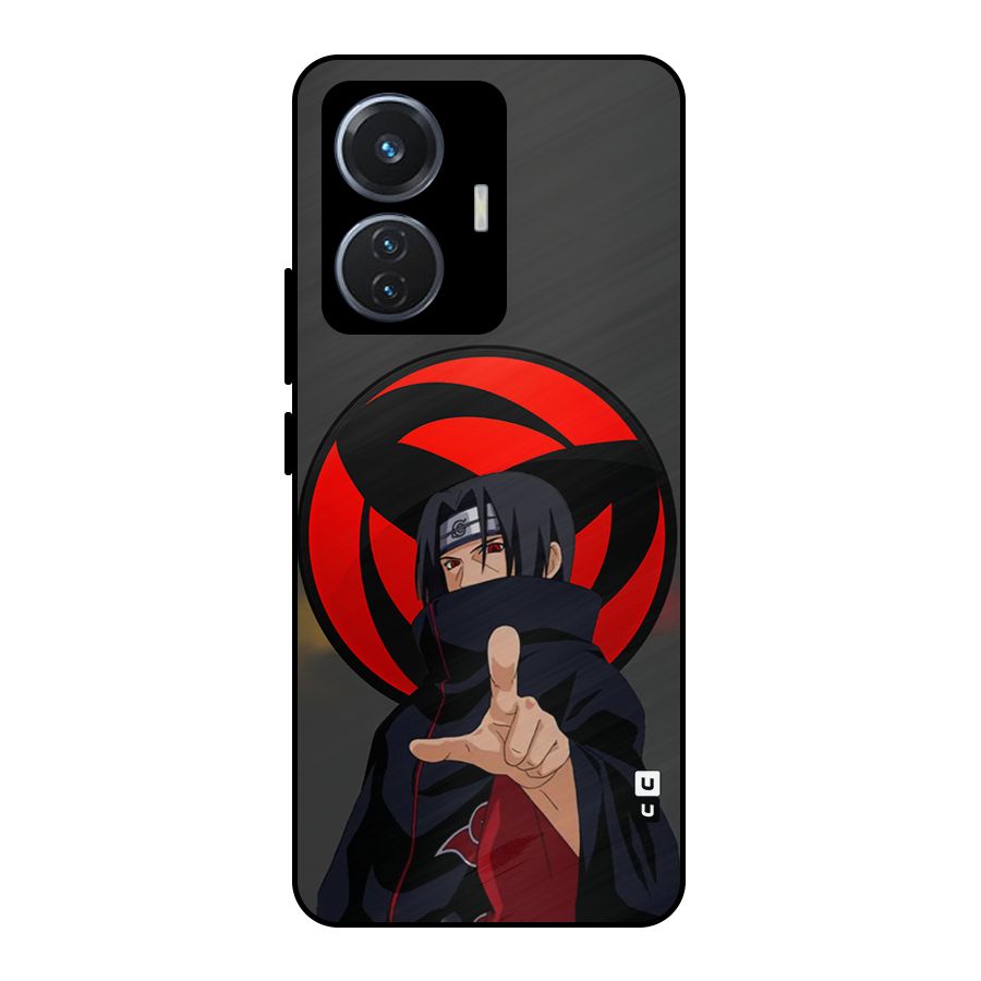 Itachi Uchiha With sharingan Metal Back Case for iQOO Z6 44W