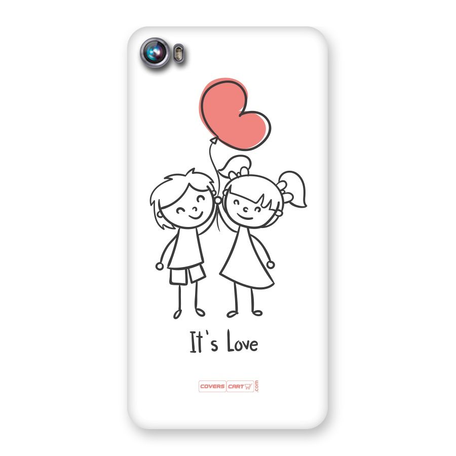 Its Love Back Case for Micromax Canvas Fire 4 A107