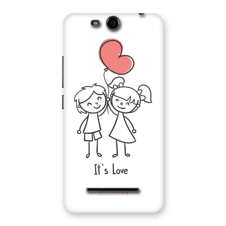 Its Love Back Case for Micromax Canvas Juice 3 Q392