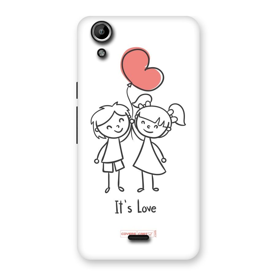 Its Love Back Case for Micromax Canvas Selfie Lens Q345