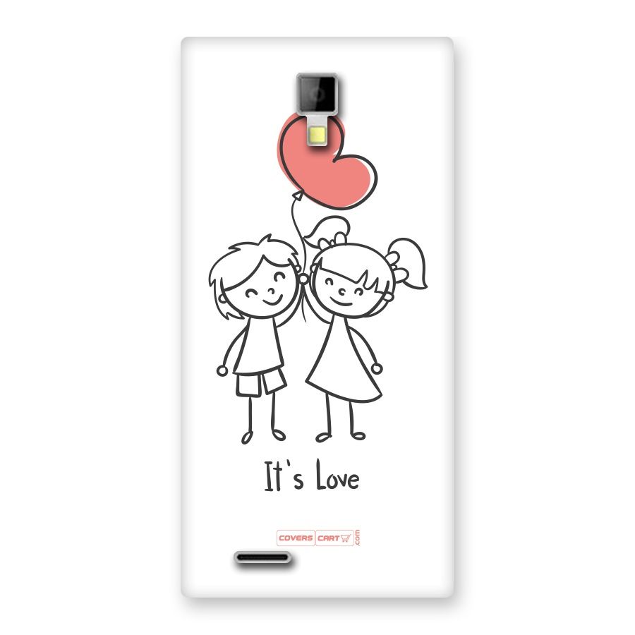 Its Love Back Case for Micromax Canvas Xpress A99
