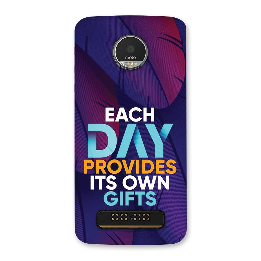 Its Own Gifts Back Case for Moto Z Play