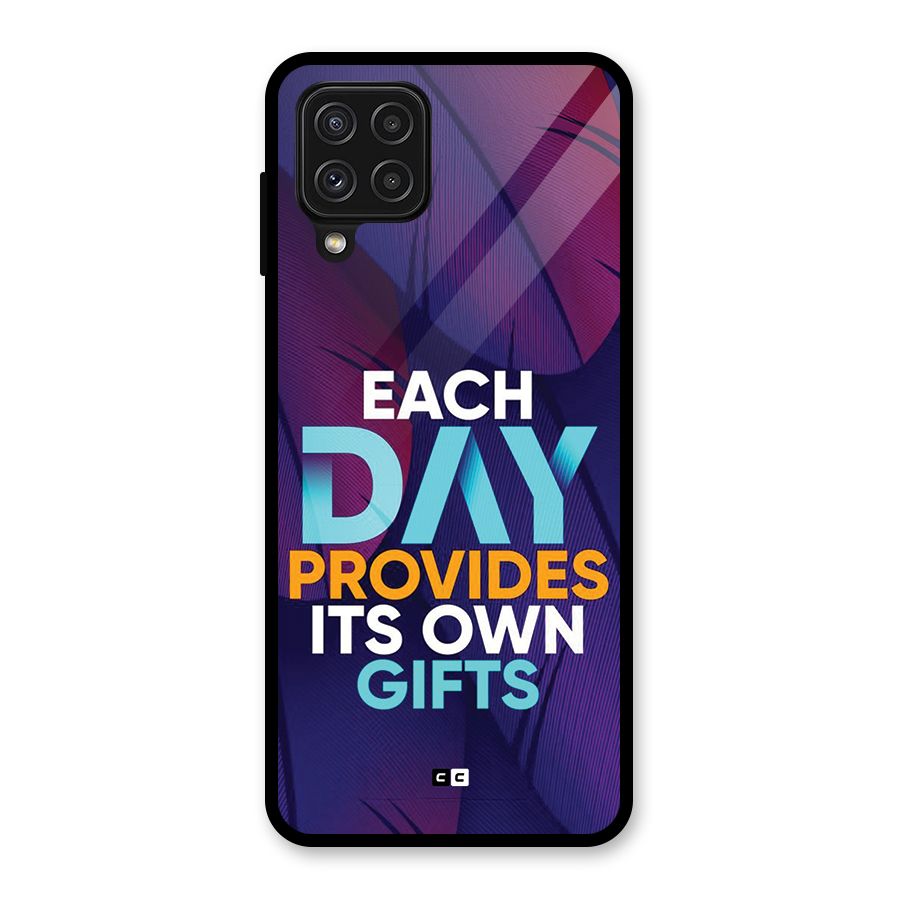 Its Own Gifts Glass Back Case for Galaxy A22 4G