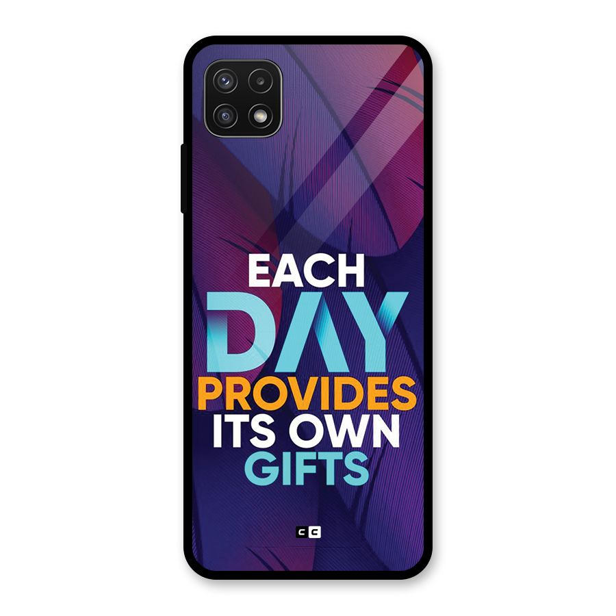 Its Own Gifts Glass Back Case for Galaxy A22 5G