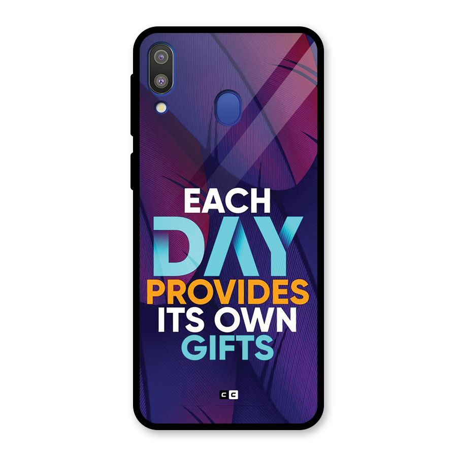 Its Own Gifts Glass Back Case for Galaxy M20