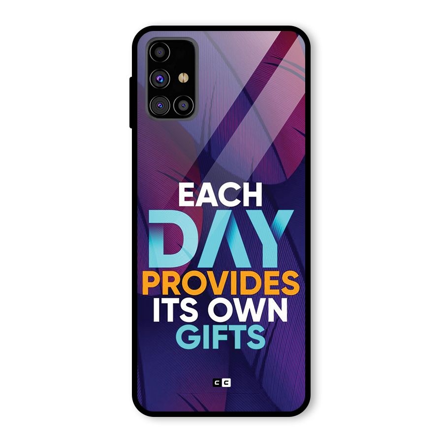 Its Own Gifts Glass Back Case for Galaxy M31s