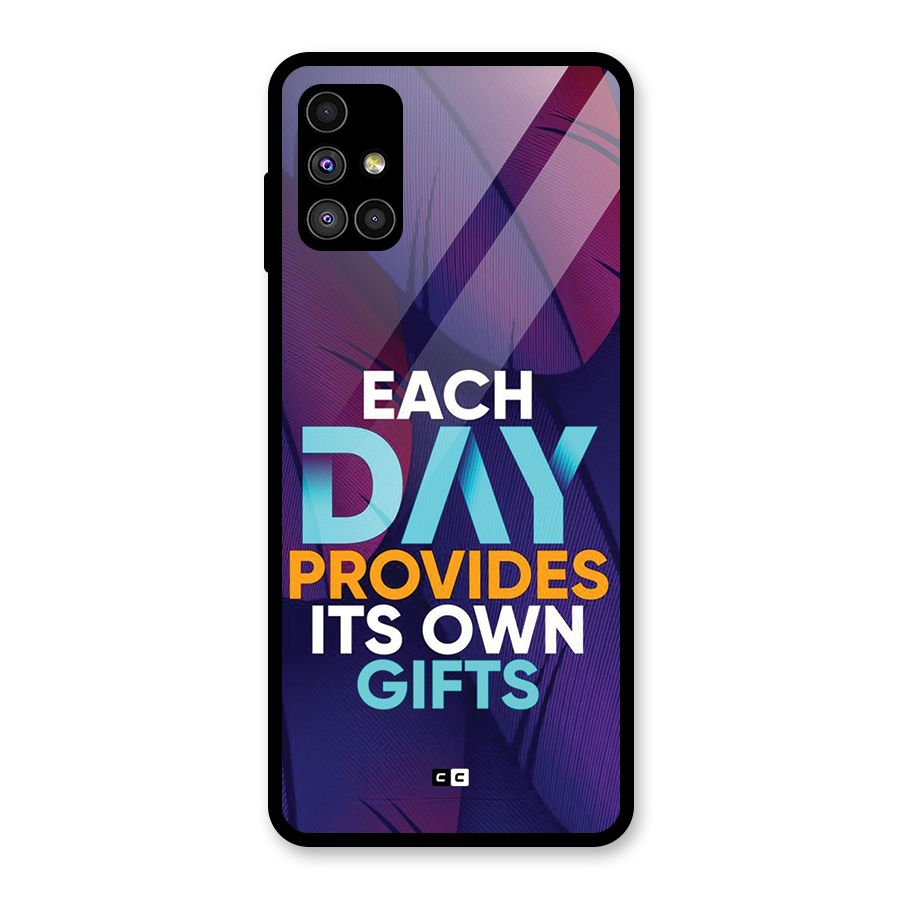 Its Own Gifts Glass Back Case for Galaxy M51