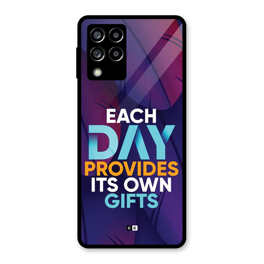 Its Own Gifts Glass Back Case for Galaxy M53 5G