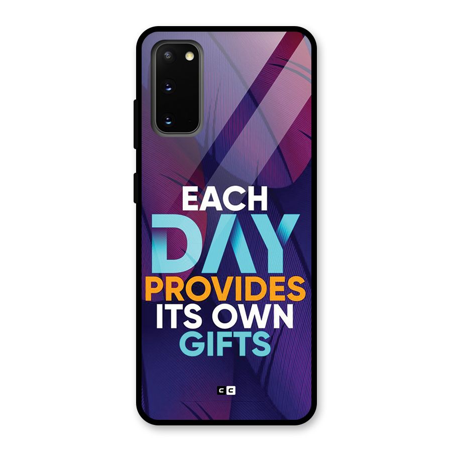 Its Own Gifts Glass Back Case for Galaxy S20