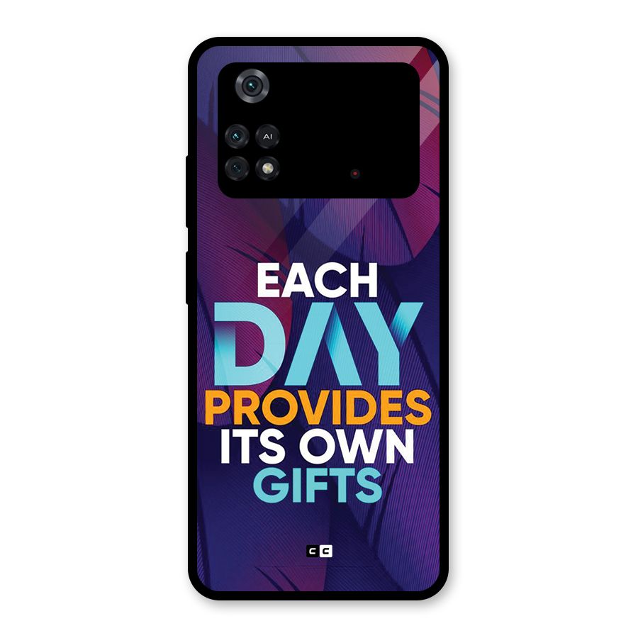 Its Own Gifts Glass Back Case for Poco M4 Pro 4G