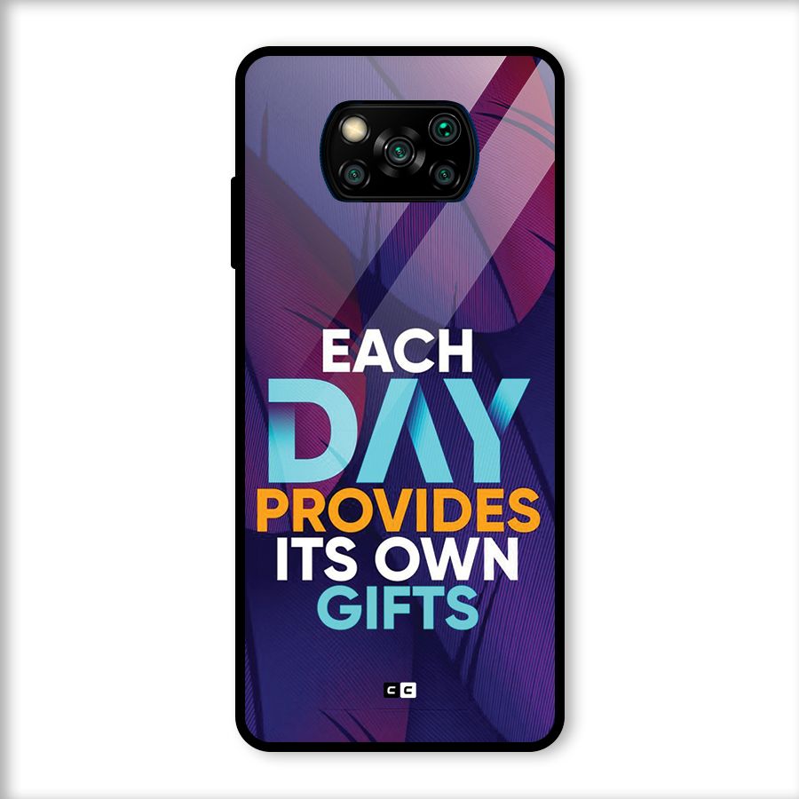Its Own Gifts Glass Back Case for Poco X3