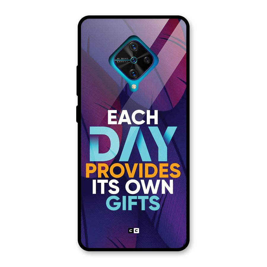 Its Own Gifts Glass Back Case for Vivo S1 Pro