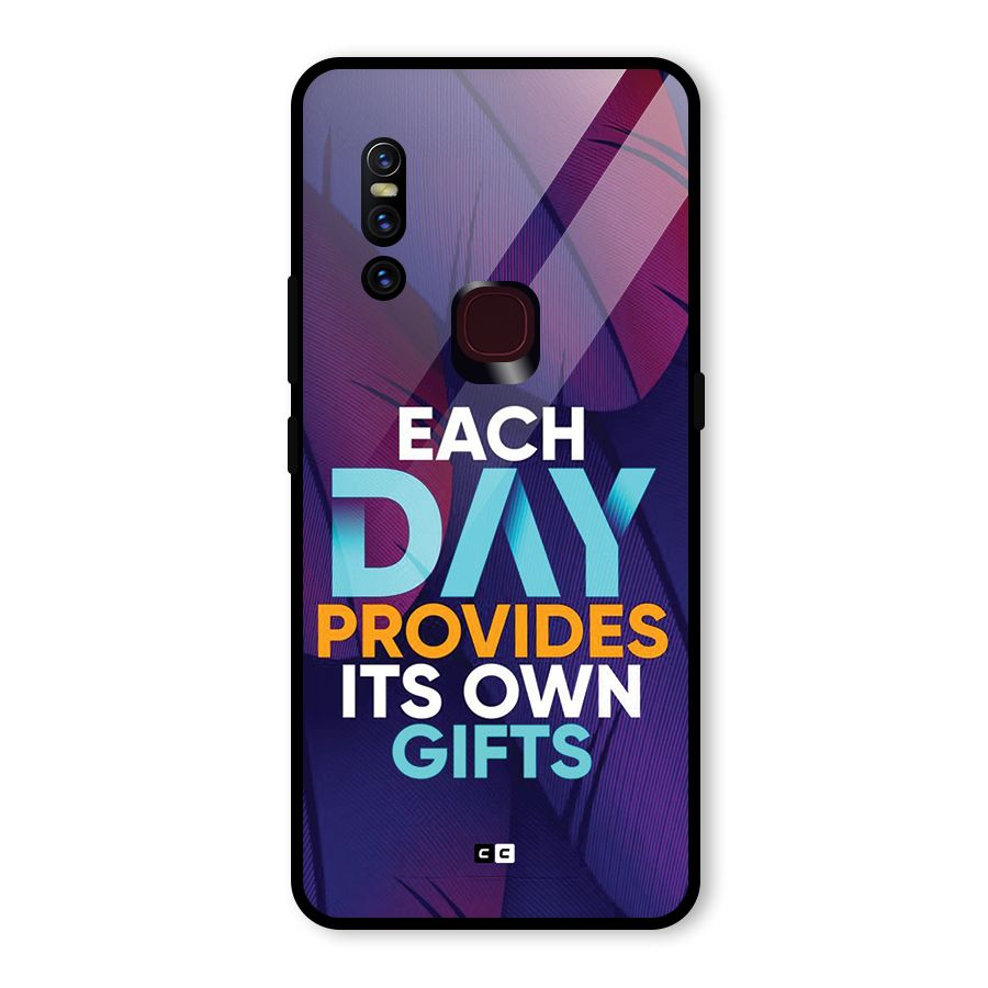 Its Own Gifts Glass Back Case for Vivo V15
