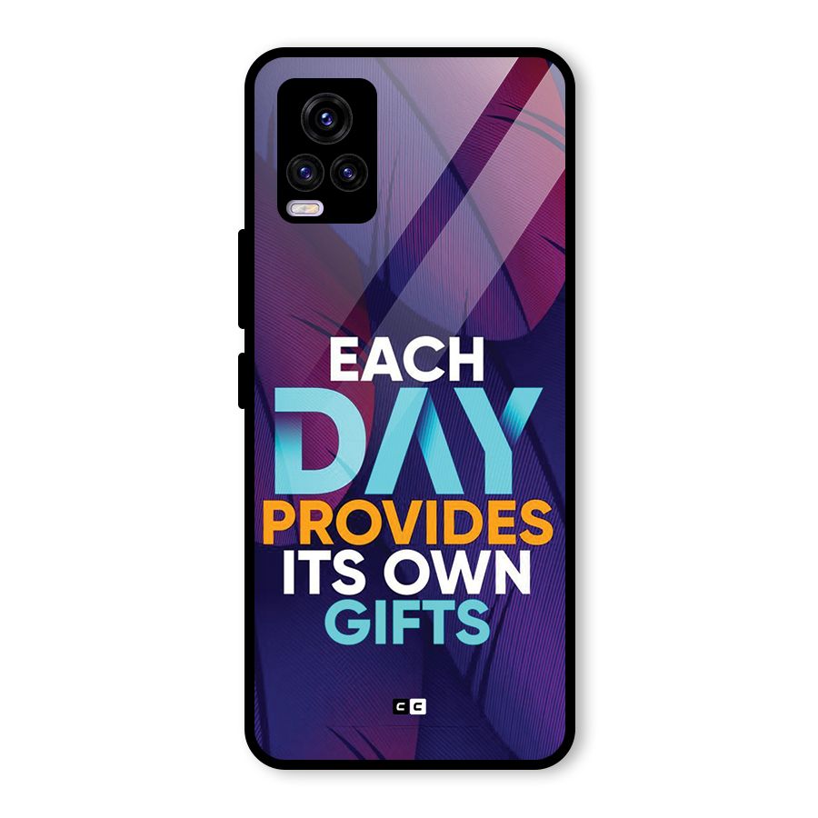 Its Own Gifts Glass Back Case for Vivo V20 2021