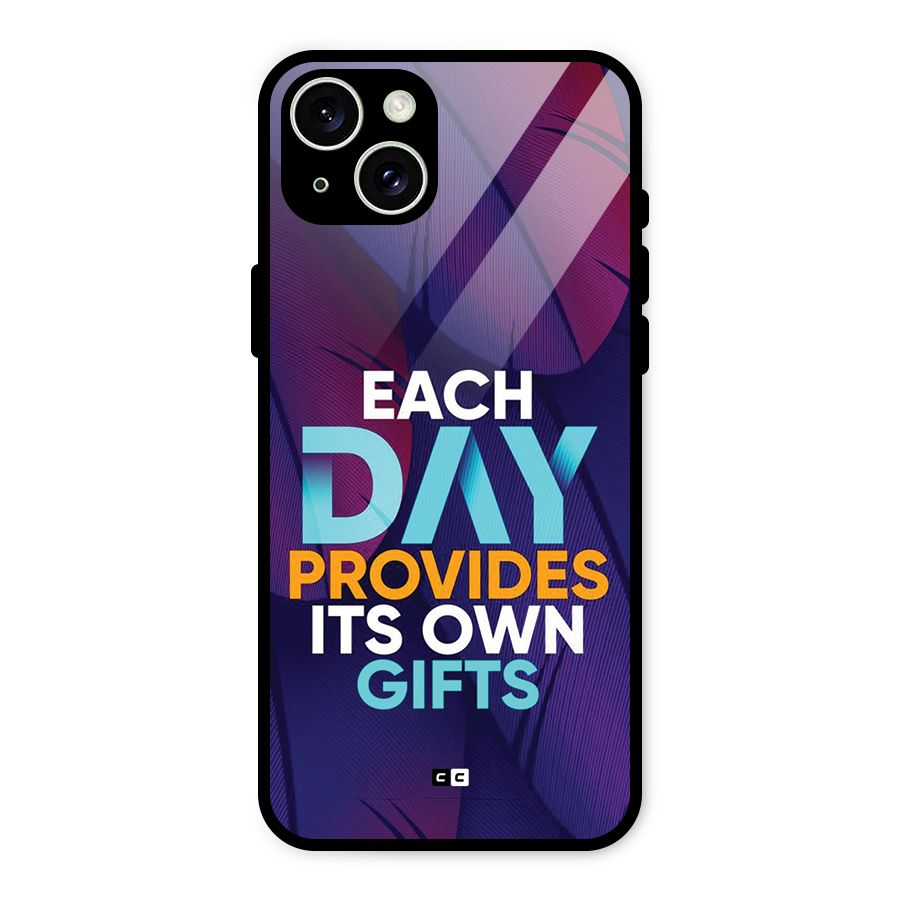 Its Own Gifts Glass Back Case for iPhone 15 Plus
