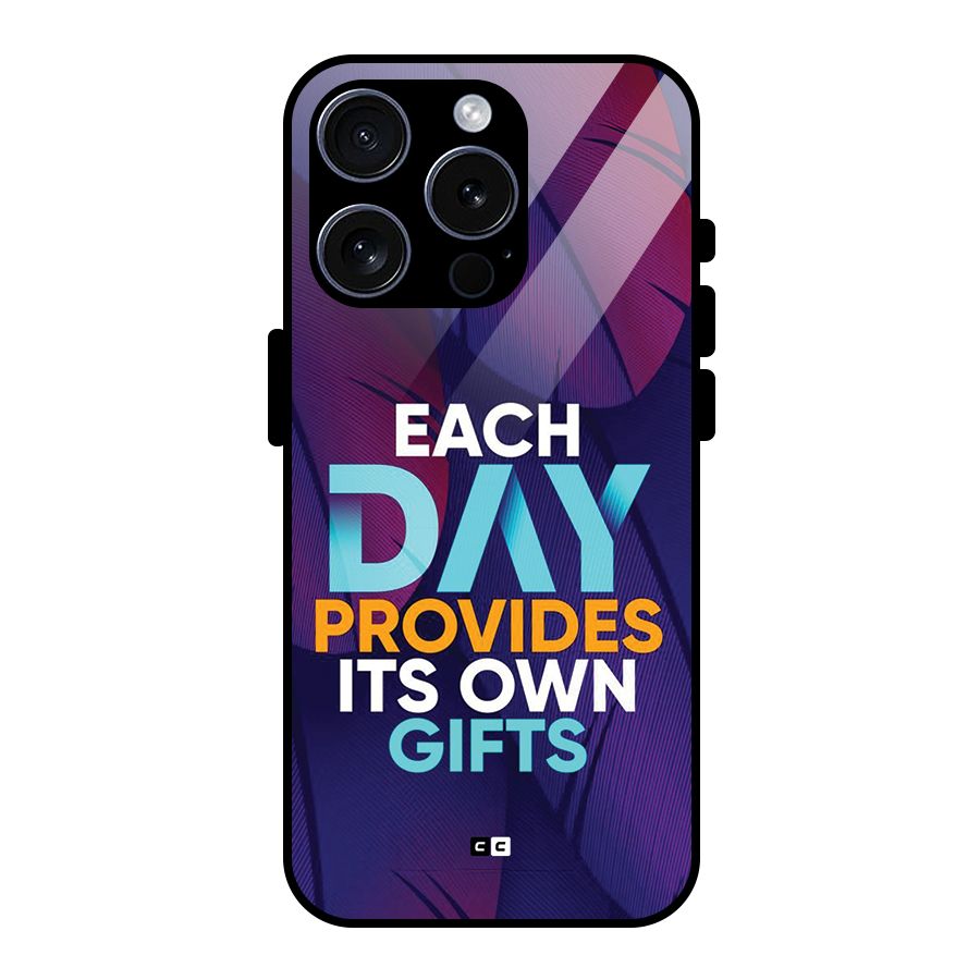 Its Own Gifts Glass Back Case for iPhone 15 Pro