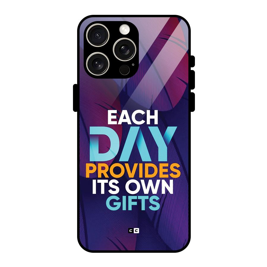 Its Own Gifts Glass Back Case for iPhone 15 Pro Max
