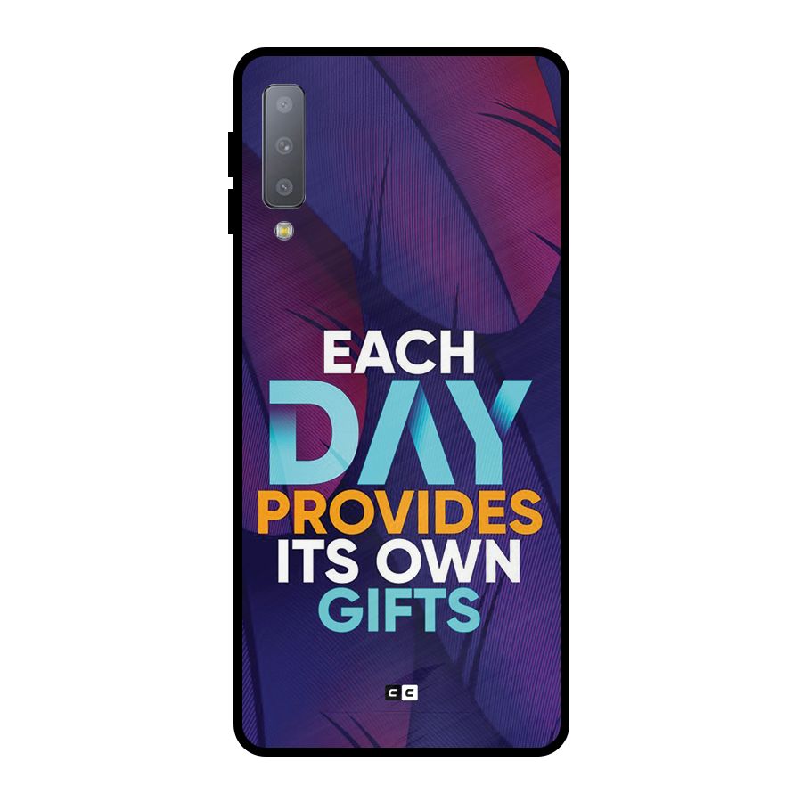 Its Own Gifts Metal Back Case for Galaxy A7 (2018)