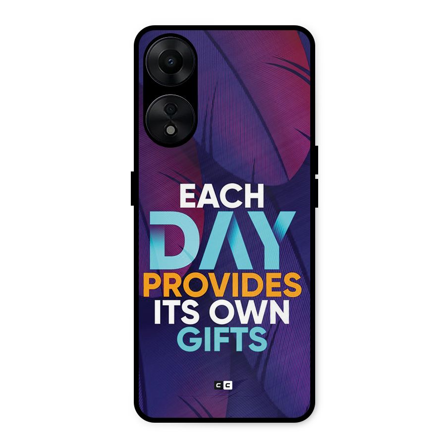Its Own Gifts Metal Back Case for Oppo A78 5G