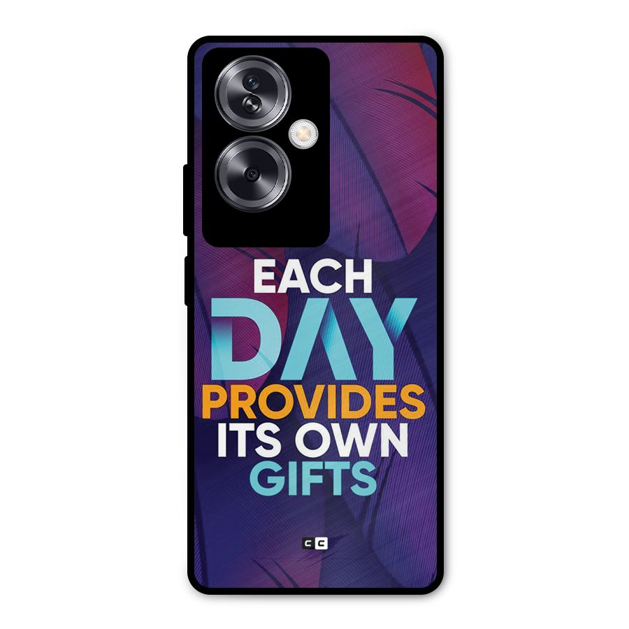 Its Own Gifts Metal Back Case for Oppo A79 5G