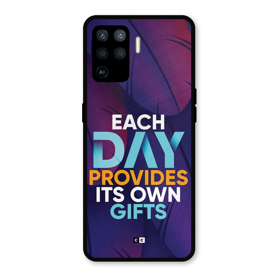 Its Own Gifts Metal Back Case for Oppo F19 Pro