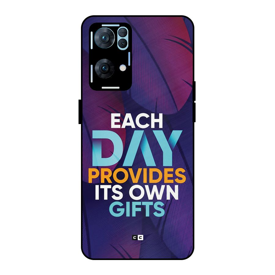Its Own Gifts Metal Back Case for Oppo Reno7 Pro 5G