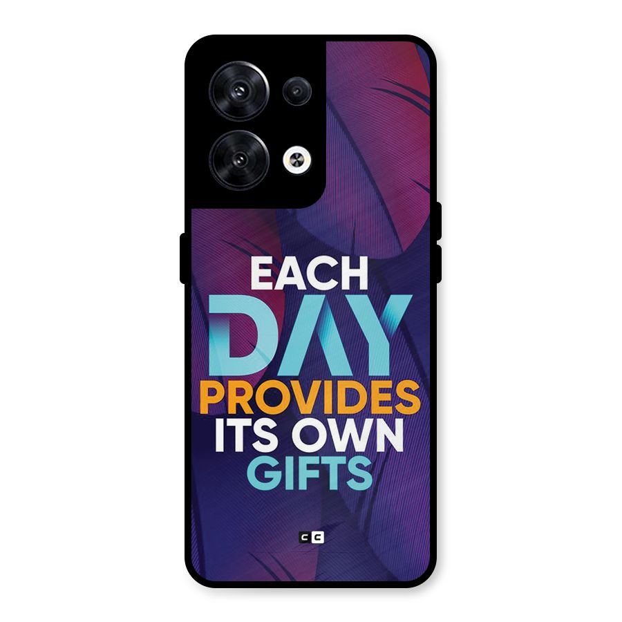 Its Own Gifts Metal Back Case for Oppo Reno8 5G