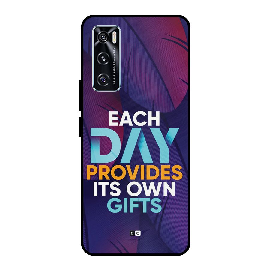 Its Own Gifts Metal Back Case for Vivo V20 SE