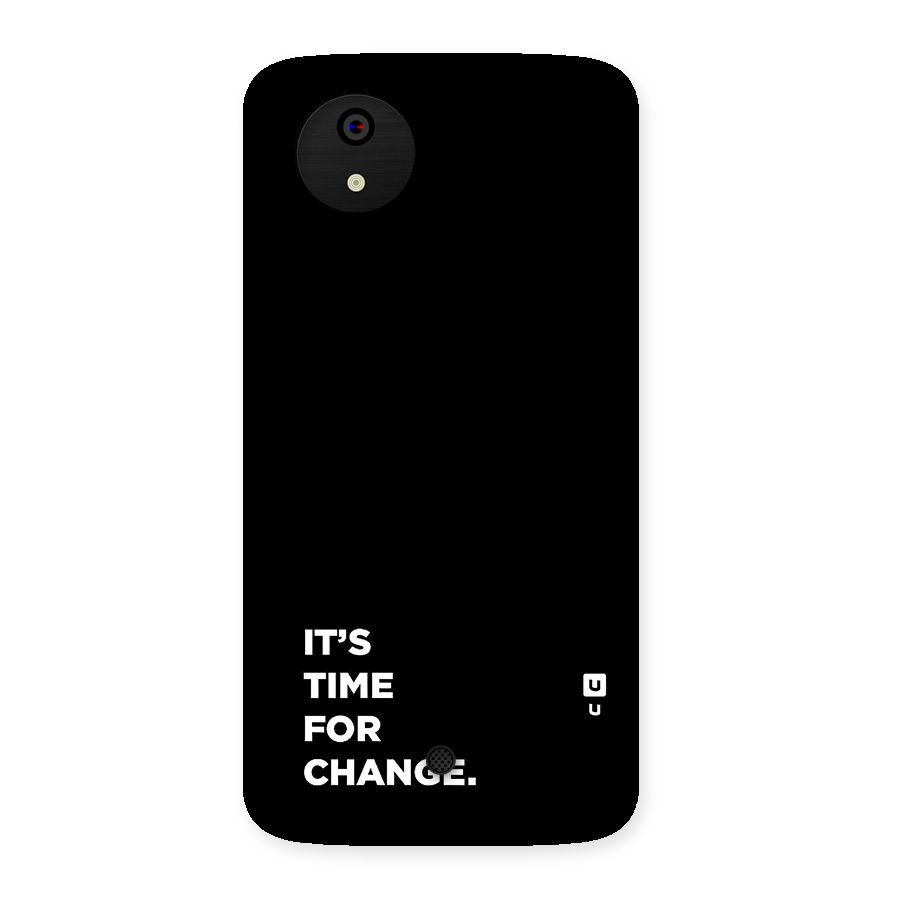 Its Time For Change Back Case for Canvas A1  AQ4501