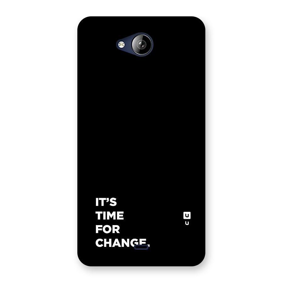 Its Time For Change Back Case for Canvas Play Q355